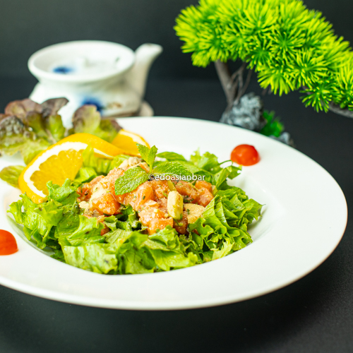 Tartare de saumon et avocat à la citronnelle